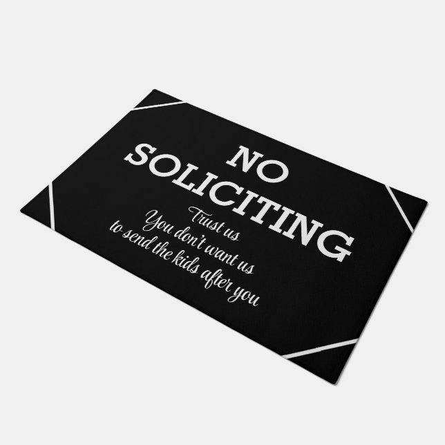 Geen grappige citaat Doormat Deurmat (Schuin)