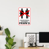 Geen Grappige Poster Van Uw District 9 Humor (Thuiskantoor)