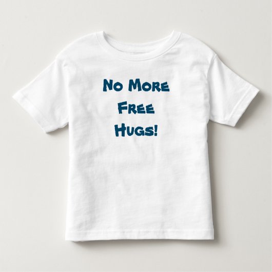 Geen gratis hugs meer - Jongen Baby Romper (Voorkant)