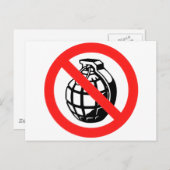 Geen Grenades Briefkaart (Voorkant / Achterkant)