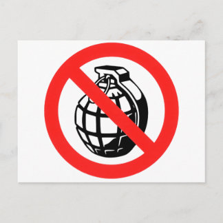 Geen Grenades Briefkaart