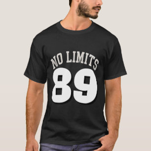 Geen Grenzen Aangepaste Tekst Vet Motiverende Stij T-shirt