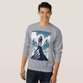 Geen grenzen, alleen resultaten: beklim je eigen b trui (Voorkant volledig)