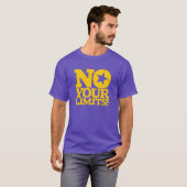 Geen grenzen! Gouden tekst T-shirt (Voorkant volledig)