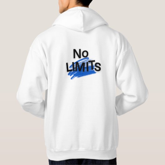 geen grenzen  hoodie (Achterkant)