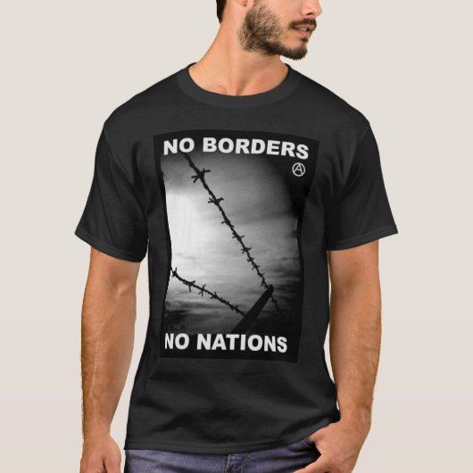 geen grenzen naties t-shirt (Voorkant)