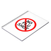 Geen griepschok notitieboek (Linkerzijde)