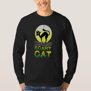 Geen griezelige zwarte, zwarte, klatkat, Mannen T-shirt