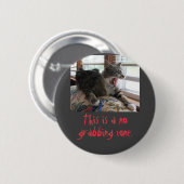 Geen grijpzone ronde button 5,7 cm (Voorkant /achterkant)