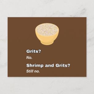 Geen Grits Funny Schattige Briefkaart