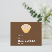 Geen Grits Funny Schattige Briefkaart (Staand voorkant)