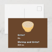 Geen Grits Funny Schattige Briefkaart (Voorkant / Achterkant)