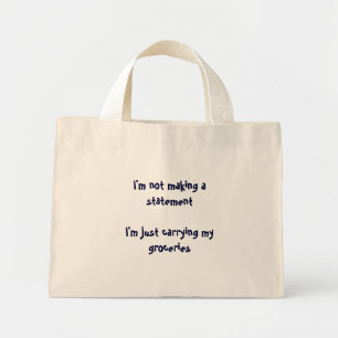 Geen Grocery Bag Mini Tote Bag