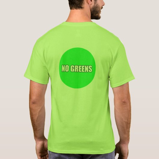 GEEN GROEN T-SHIRT (Achterkant)