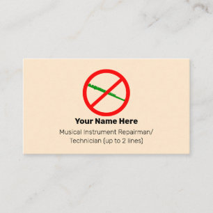 Geen Groene Fls. Instrument Tech Blanched Almond Visitekaartje