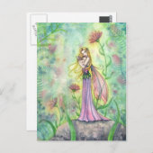 Geen groter geschenk Fairy Moeder en Baby Briefkaa Briefkaart (Voorkant / Achterkant)