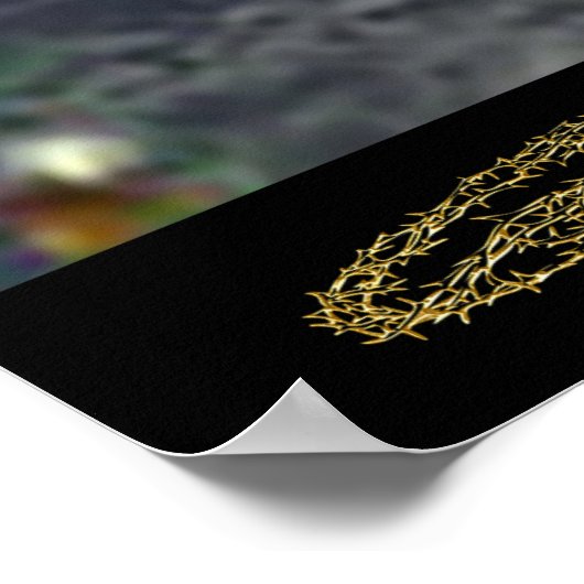 Geen groter liefdeskruis poster (Hoek)