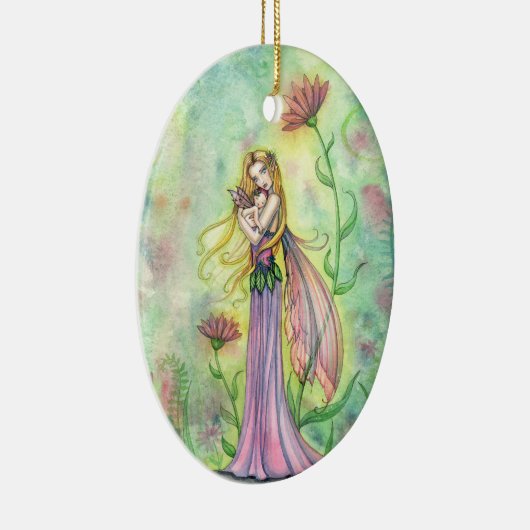 Geen grotere cadeautjes voor moeder en Baby Keramisch Ornament (Rechts)