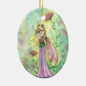 Geen grotere cadeautjes voor moeder en Baby Keramisch Ornament (Achterkant)