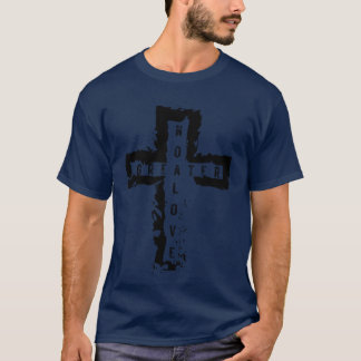 Geen Grotere Liefde Christelijk Geloof Ontwerp vin T-shirt