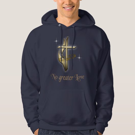 Geen grotere liefde hoodie (Voorkant)