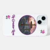 Geen Grotere Liefde Johannes 3:16 Case-Mate iPhone Case (Achterkant (horizontaal))