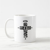 Geen grotere liefde koffiemok (Links)