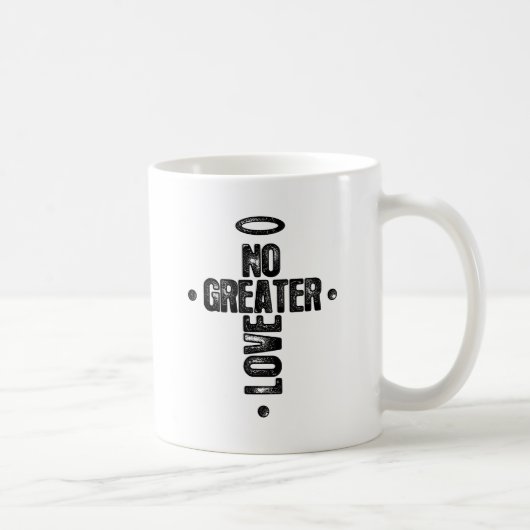 Geen grotere liefde koffiemok (Rechts)