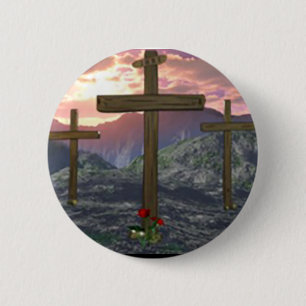 Geen grotere liefde ronde button 5,7 cm