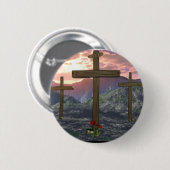 Geen grotere liefde ronde button 5,7 cm (Voorkant /achterkant)