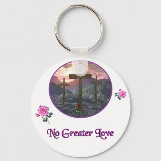 Geen grotere liefde sleutelhanger (Voorkant)