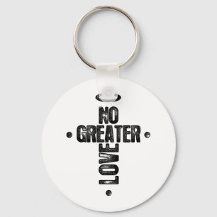 Geen grotere liefde sleutelhanger