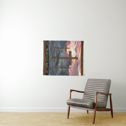 Geen grotere liefde wandkleed (In Situ (horizontaal))