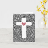Geen grotere Love Cross Kaart (Gele Bloem)