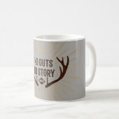 Geen Gus No Story Hunter Koffiemok (Voorkant rechts)