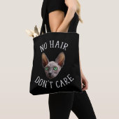 Geen haar geeft geen schimmeldoekje tote bag (Dichtbij)