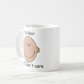 Geen haar, het kan me niet schelen - Mok (Voorkant links)