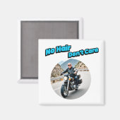 Geen haar maakt het niet uit magneet (Voorkant / Achterkant)