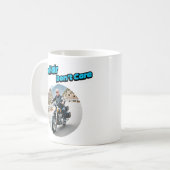 Geen haar maakt niet uit koffiemok (Voorkant links)