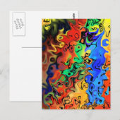 Geen haast: Abstract 44 Briefkaart (Voorkant / Achterkant)