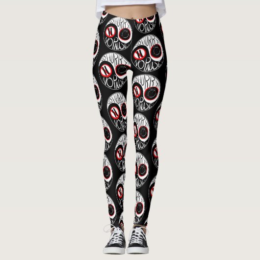 Geen haast, geen pauze leggings (Voorkant)