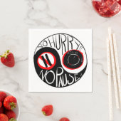 Geen haast, geen pauze servet (Insitu)