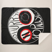 Geen haast, geen pauze sherpa deken (Voorkant (horizontaal))