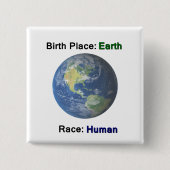 Geen haat Button voor gelijke behandeling van mann (Voorkant)