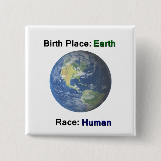 Geen haat Button voor gelijke behandeling van mann (Voorkant)