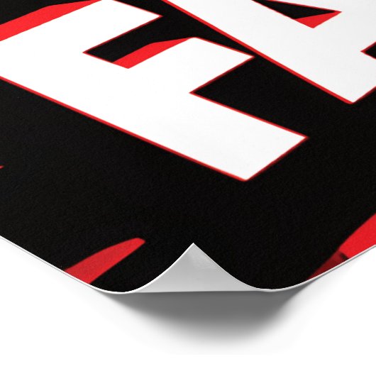 Geen haat geen racisme poster (Hoek)