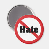 Geen haat magneet (Voorkant / Achterkant)