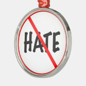 Geen haat metalen ornament (Links)