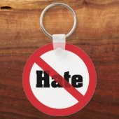 Geen haat sleutelhanger (Voorkant)