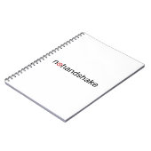 Geen handdruk notitieboek (Linkerzijde)